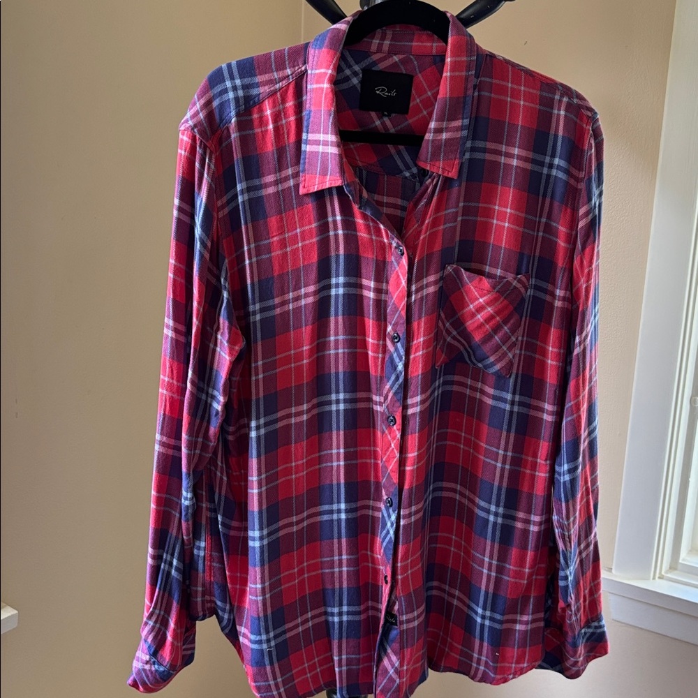 Rails Red and indigo Plaid Shirt